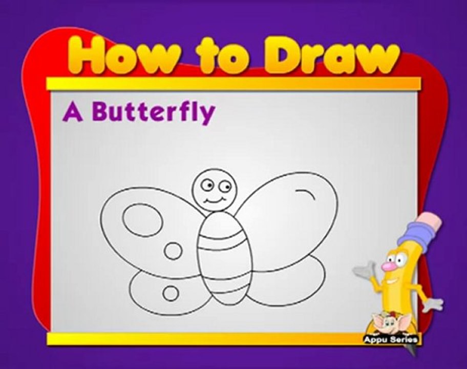 Learn to Draw Animals - Butterfly