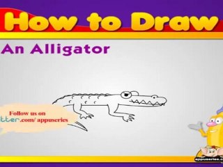 Learn to Draw Animals - Allligator