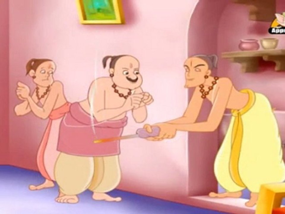 Tenali Raman and The Greedy Bhramans in Marathi - Tenali Raman Tales