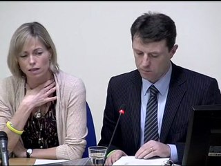 McCanns at Leveson: 'Our two other children were scared by photographers'