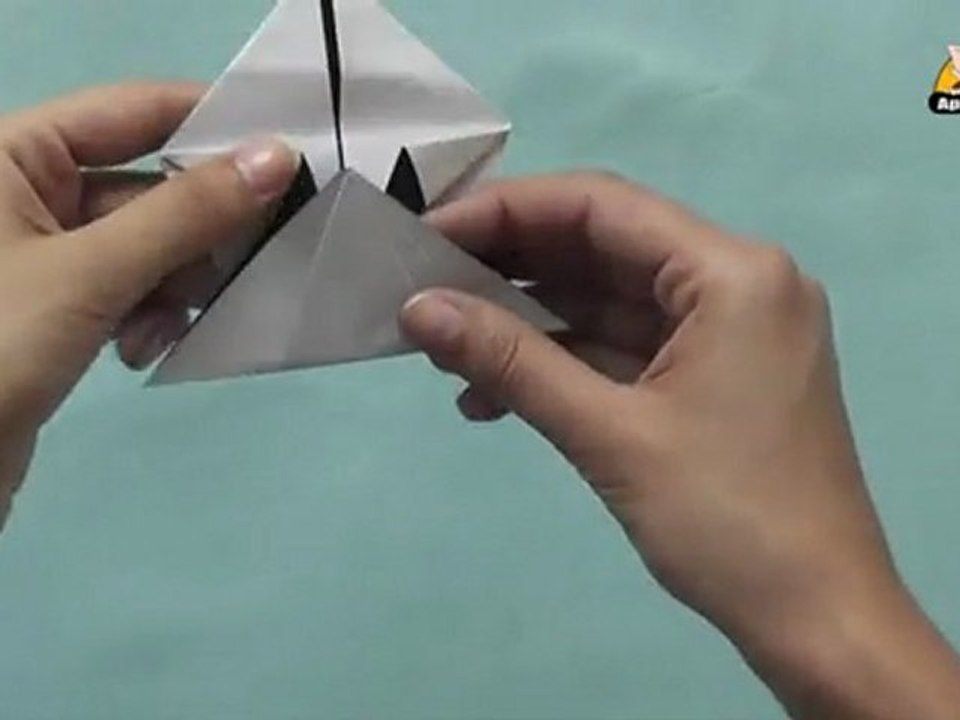 Let's Make a Panda Face - Origami in Sindhi