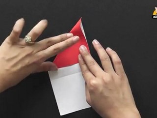 Make an Arrow Bookmark - Origami in Sindhi