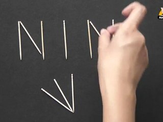 The Most Famous Toothpick Puzzle in Sindhi