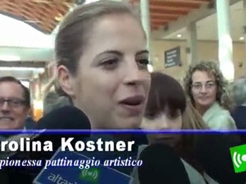 Rimini, taglio del nastro di Sport Days con Carolina Kostner