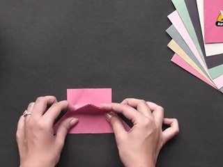 Origami in Gujarati - Heart Book Mark