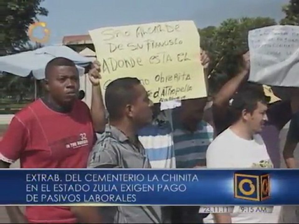 Extrabajadores de cementerio expropiado exigen pago de pasivos laborales