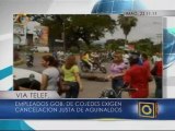 Trabajadores de la Gobernación de Cojedes exigen pago de aguinaldos