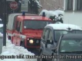 Neve come se piovesse nella provincia di Rimini