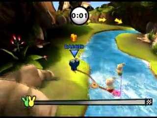 Raving Rabbids Travel in Time Toilet Paper Race Trailer