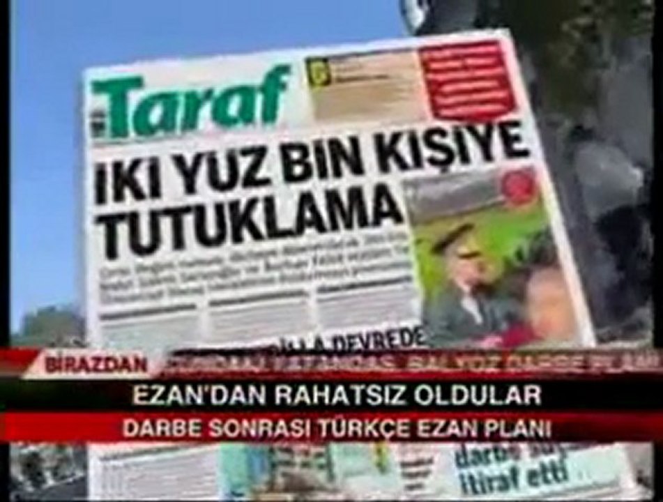 DARBE OLSAYDI EZAN TÜRKÇE OLACAKTI...