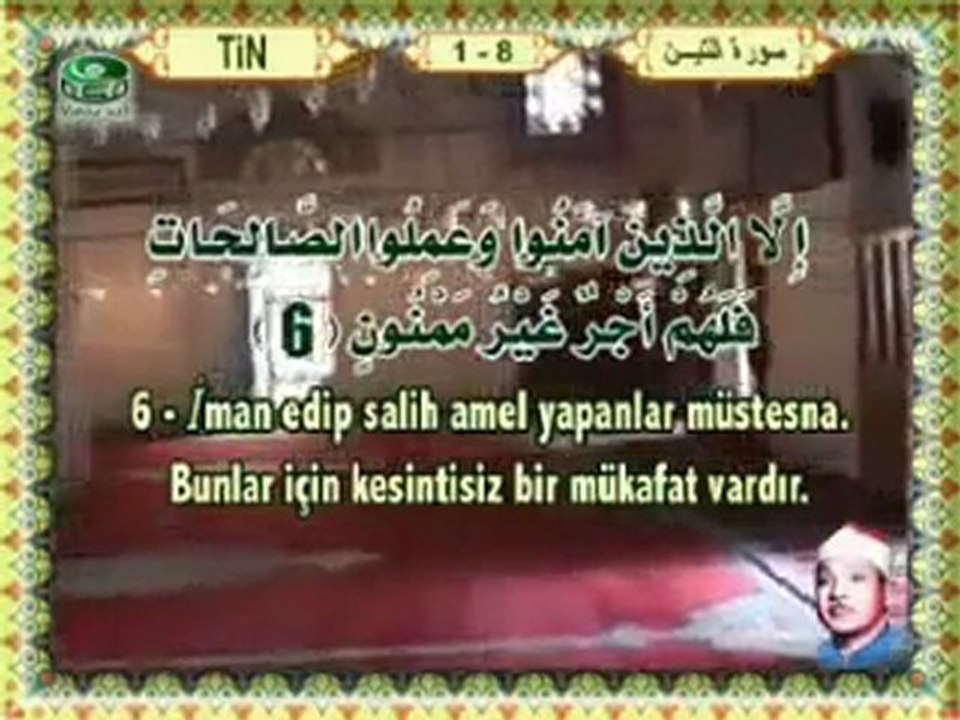 TİN SURESİ (İNSANI ETKİLİYOR)
