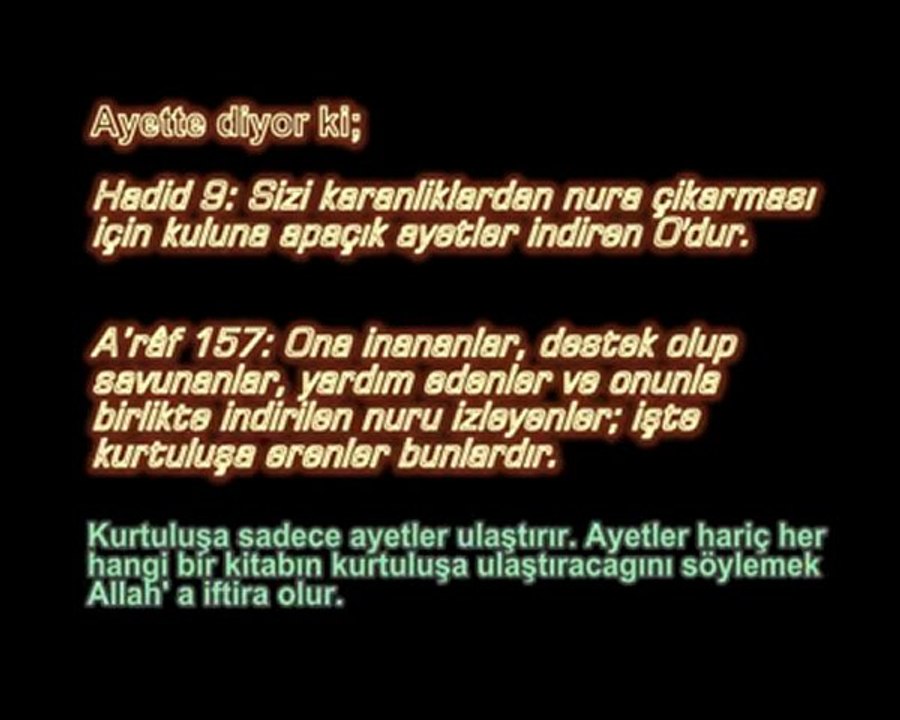 BİR BAŞKA AÇIDAN NUR RİSALELERİ....