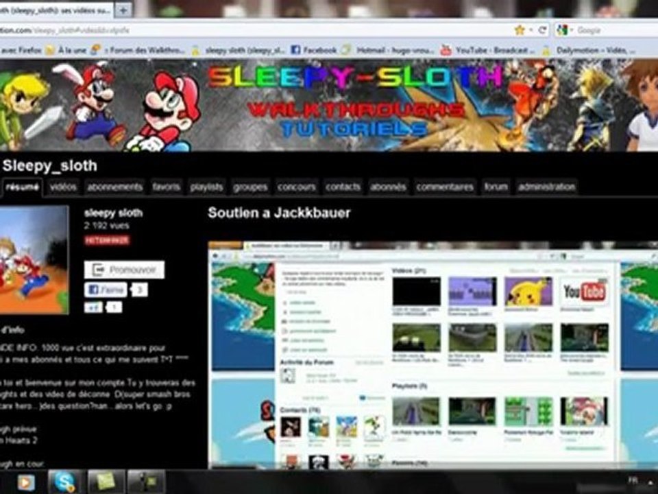 Discussion Des Problèmes de JackNiight avec Guill84