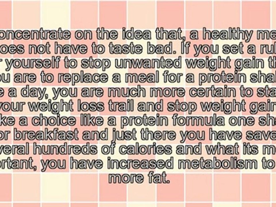 Stop Unwanted Weight Gain