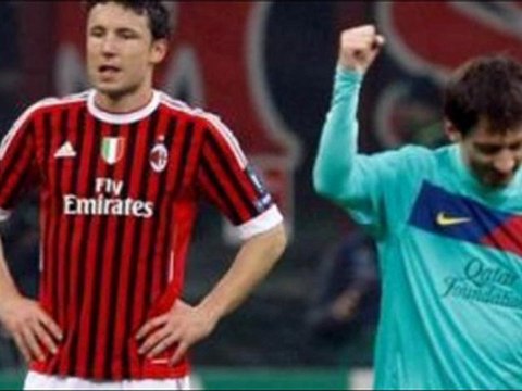 AC Milan 2-3 Barcelona Messi penalty, Ibrahimovic, Boateng great-strike
