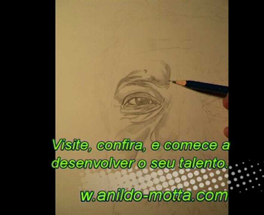 Luís Inácio Lula Da Silva. Aulas grátis desenho e pinturas de retratos