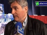 Sergio santarini ex allenatore Ravenna calcio al microfono di altarimini