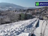 Neve entroterra Rimini, Alta Valmarecchia inbiancata