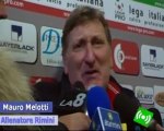 Altarimini.Calcio interviste dopo gara Rimini - Spal