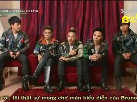 [BB-VIP][Vietsub] BIGBANG in EMA - SBS MTV Special (2/3)