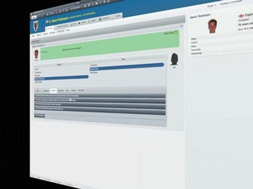 Football Manager 2012 Conversation Tone Trailer