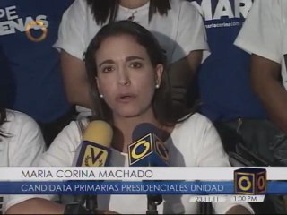María Corina machado denuncia divulgación de llamadas personales