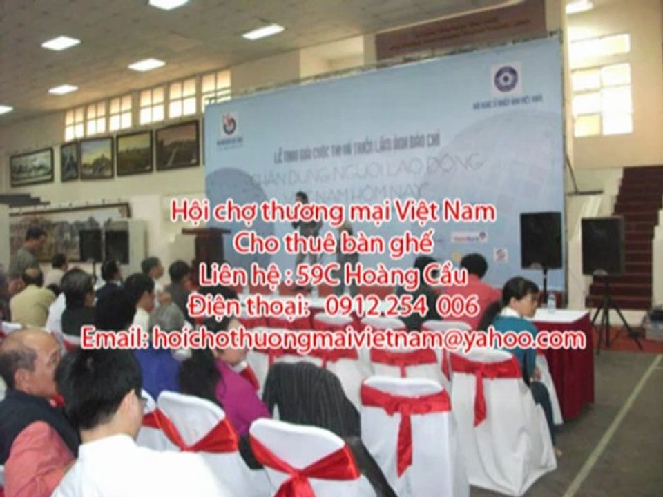 Dịch vụ cho thuê bàn ghế  0912 254 006