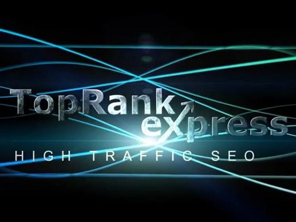 Top Rank Express SEO Services Company Corporate Identity Unique Logo Video 2