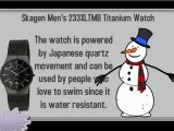 Best Christmas Gifts | Skagen Men's 233XLTMB Titanium Watch | Best of Christmas Gifts 2012