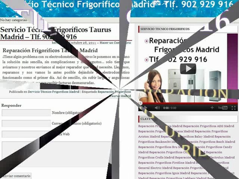 Reparación Frigoríficos Taurus Madrid - Tlf. 902 929 706