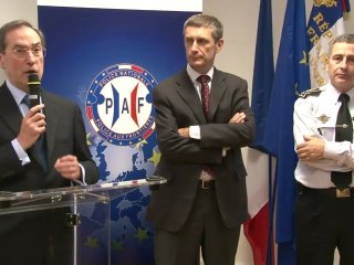 Déplacement de Claude Guéant à la direction centrale de la police aux frontieres