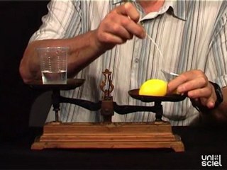 Un ballon est moins lourd lorsqu'il est gonflé