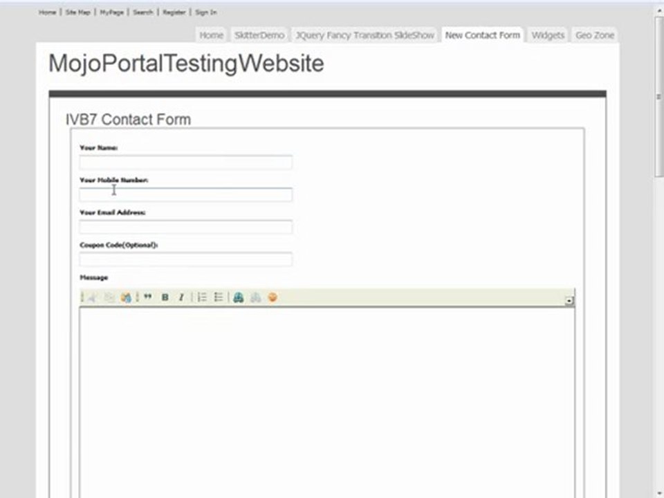 Mojoportal Development