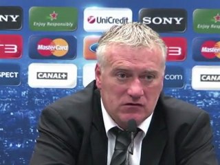 Défaite de l'OM en Ligue des champions: déception de Deschamps