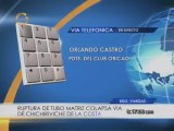 Se rompió tubo matriz de hidrocapital en Catia La Mar