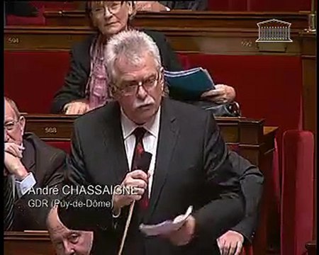 Fralib : question au gouvernement d'André Chassaigne
