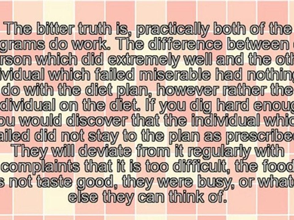 Effective Weight Loss Diet Solution