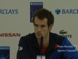 Andy Murray vs David Ferrer - Murray Press Conference