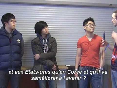 Dreamhack Winter 2011 : Interview des coréens de Type II
