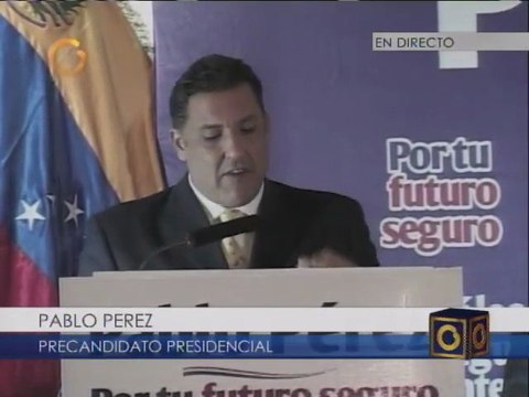 Pablo Pérez presentó programa petrolero: “no aceptamos más cuentos chinos”