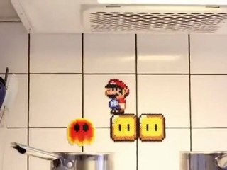 Mario enters the real world