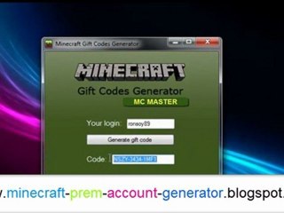 [FREE}Minecraft Premium Account Generator 2011 BY SKYDROW