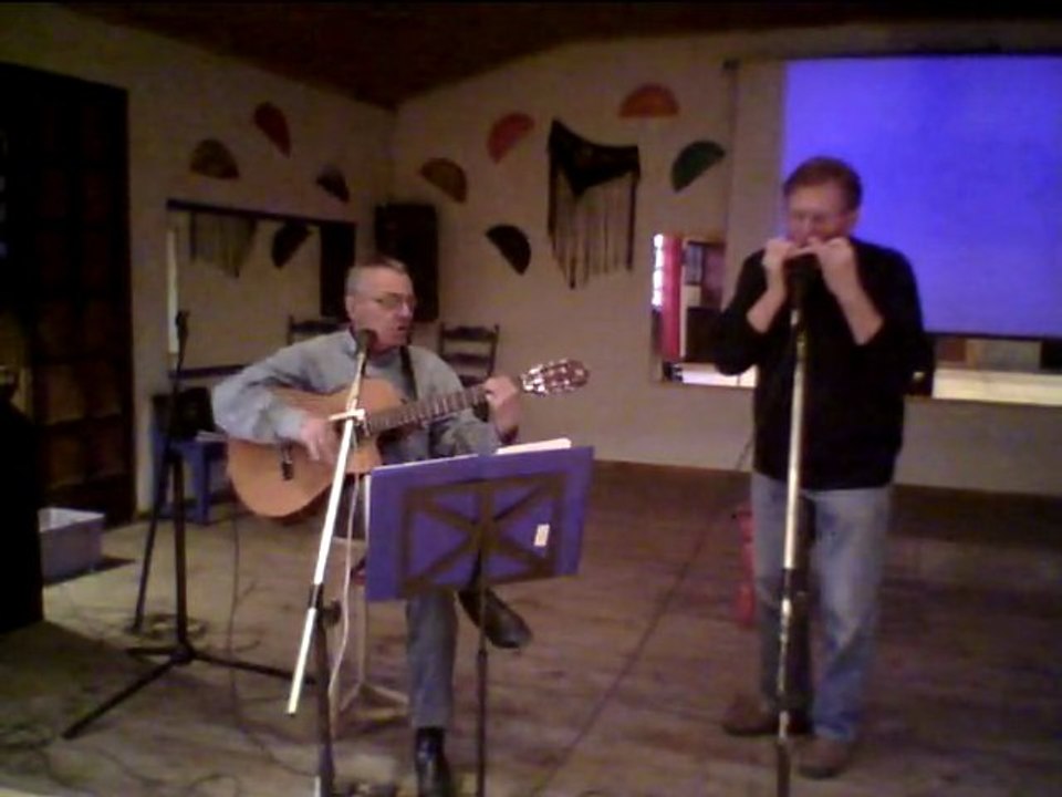 La Montana reprise de Canut Reyes  Essai avec mon ami JO a l'armonica