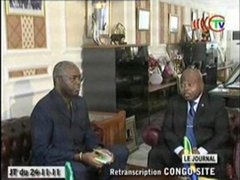 L’ambassadeur du Gabon reçu par le député maire de Brazzaville