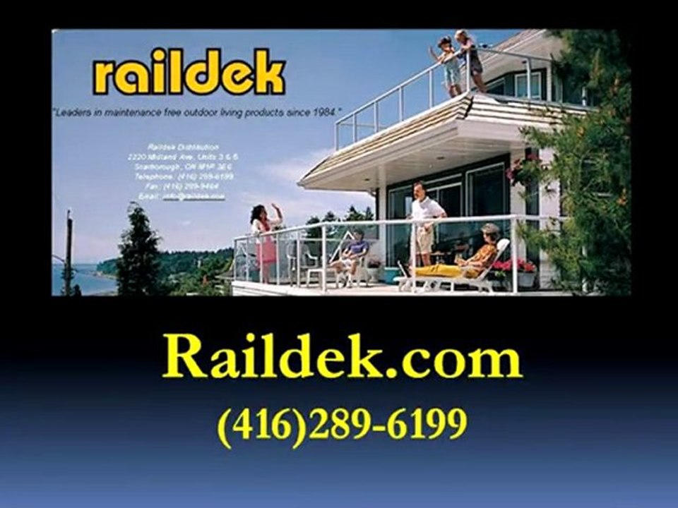 Duradek | Decks | Aluminum Railings | Glass Railing | Porch | Patio | Toronto | GTA |