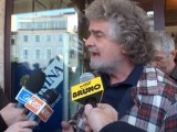 Beppe grillo show in piazza tre martiti a Rimini