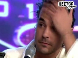 Pedro Peter Alfonso se perdió bajo la lluvia y discutió con Flavio Mendoza