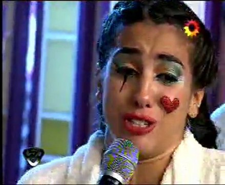 CINTHIA FERNANDEZ PELEA CON RODRIGO, EL COACH DE BAILANDO 2011