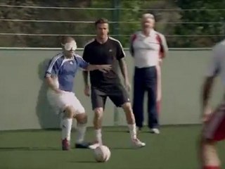 David Beckham plays Blind Football with the British Paralympic team