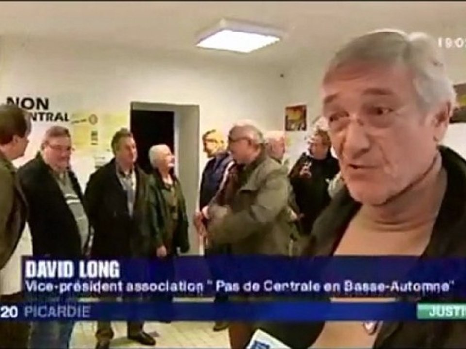 Reportage sur décision Tribunal Amiens sur la Centrale de Verberie